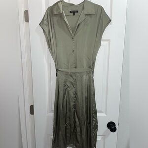 Banana Republic Green Midi Dress